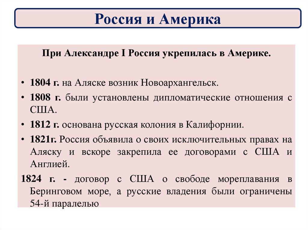 Россия и Америка