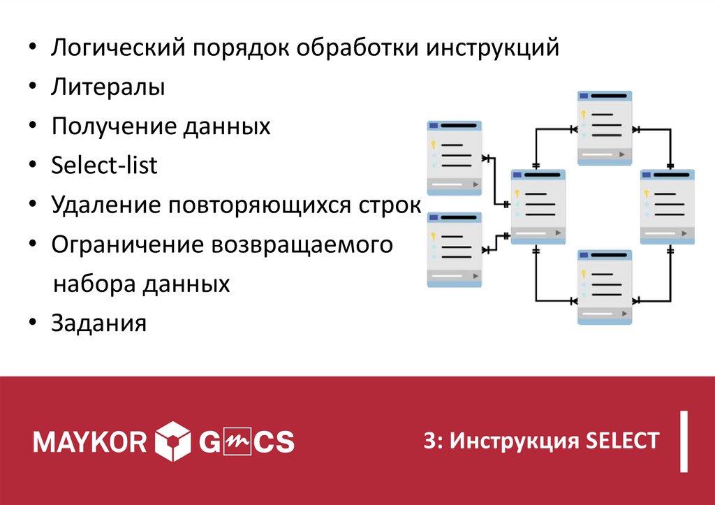 3: Инструкция SELECT