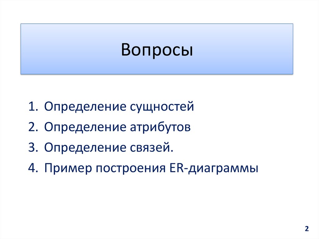 Вопросы