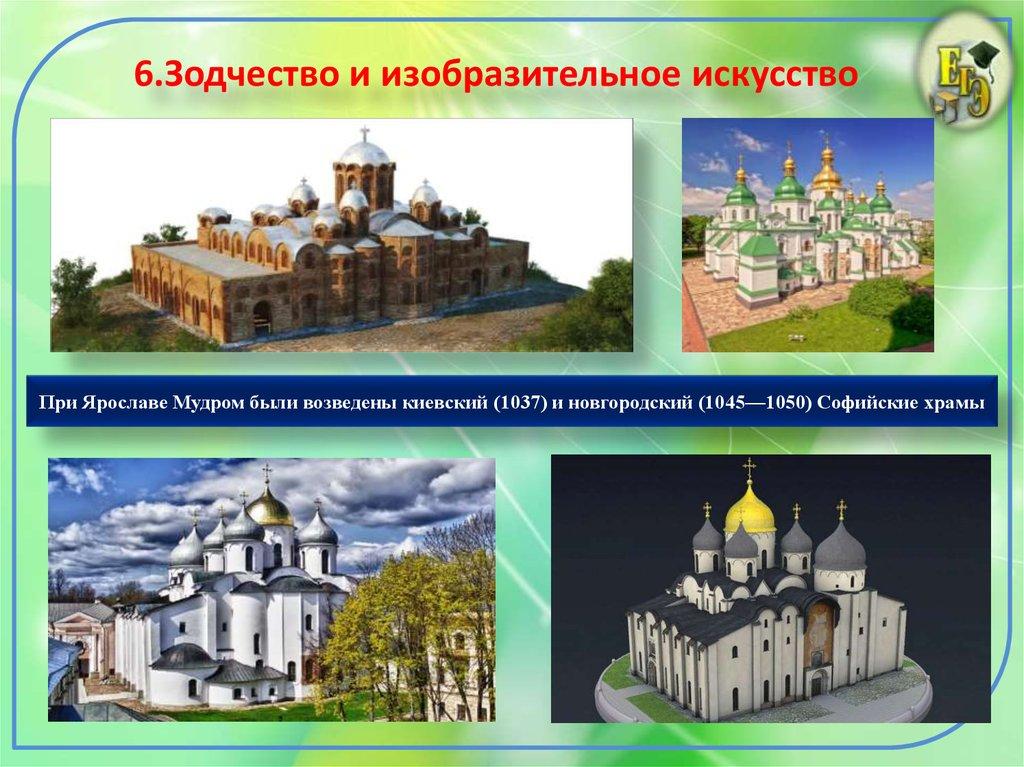 6.Зодчество и изобразительное искусство