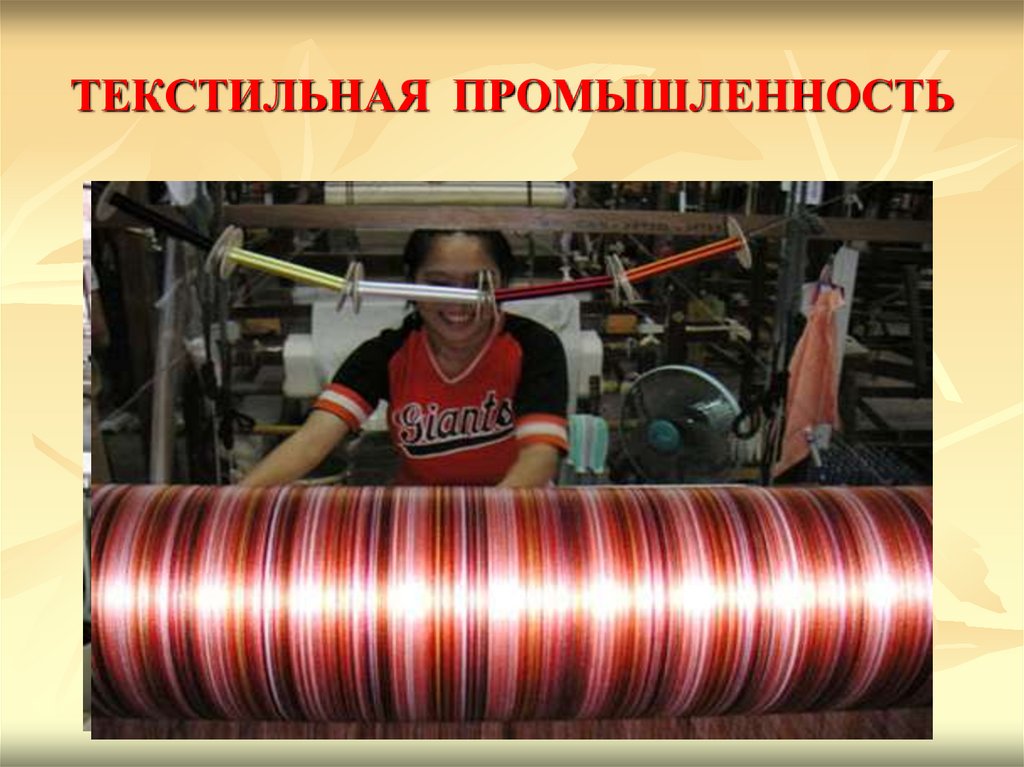 ТЕКСТИЛЬНАЯ ПРОМЫШЛЕННОСТЬ