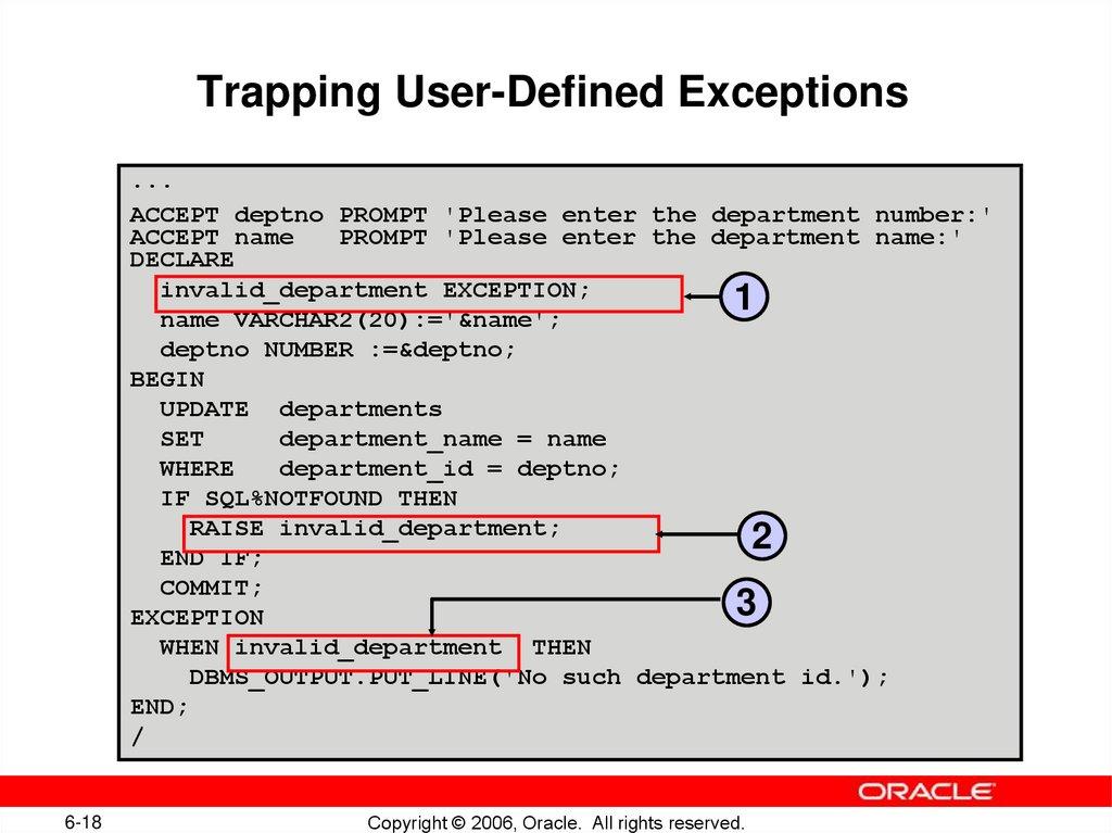 Functions for Trapping Exceptions