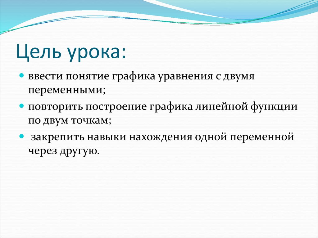 Цель урока: