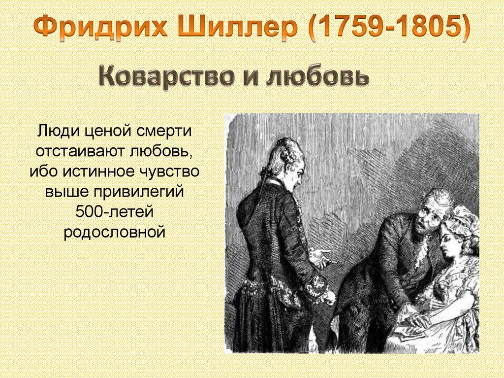Фридрих Шиллер (1759-1805)