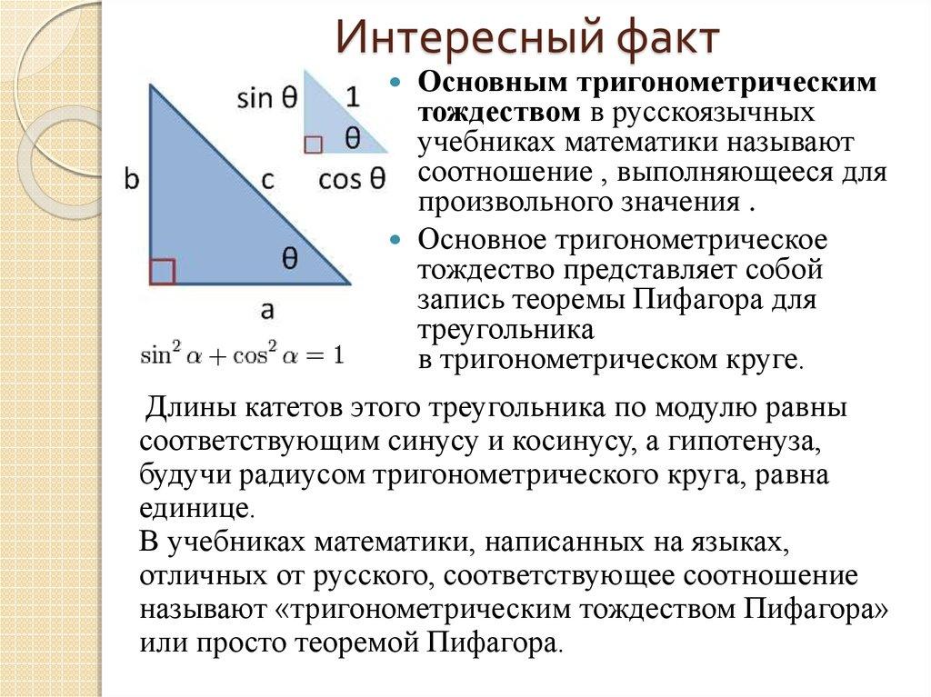 Интересный факт