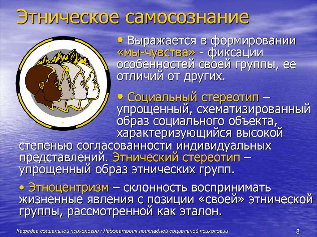 Этническое самосознание