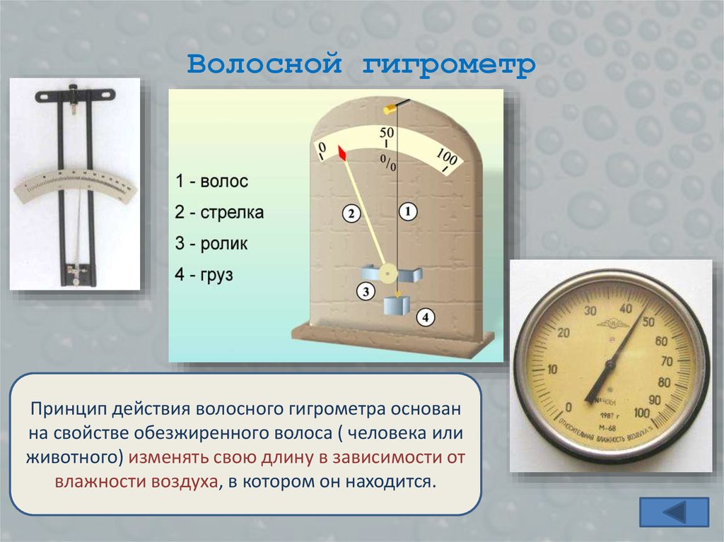 Волосной гигрометр