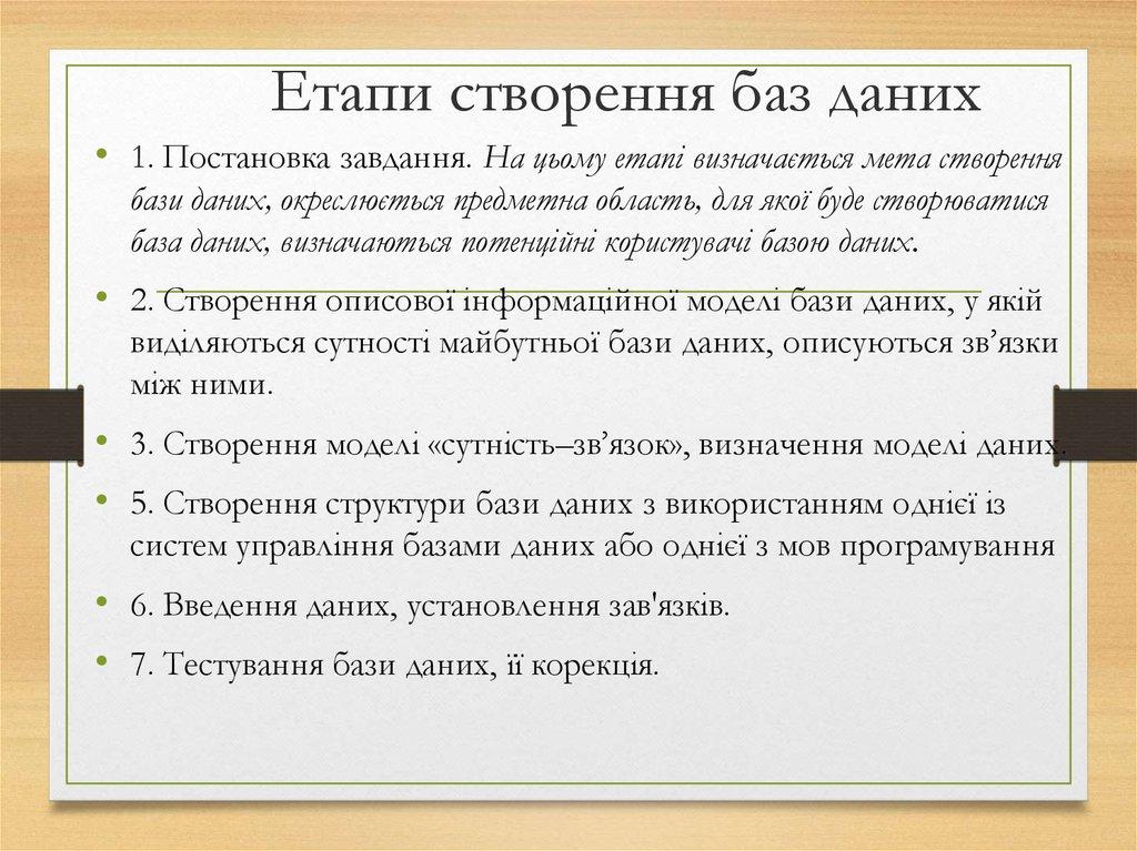 Історія СУБД