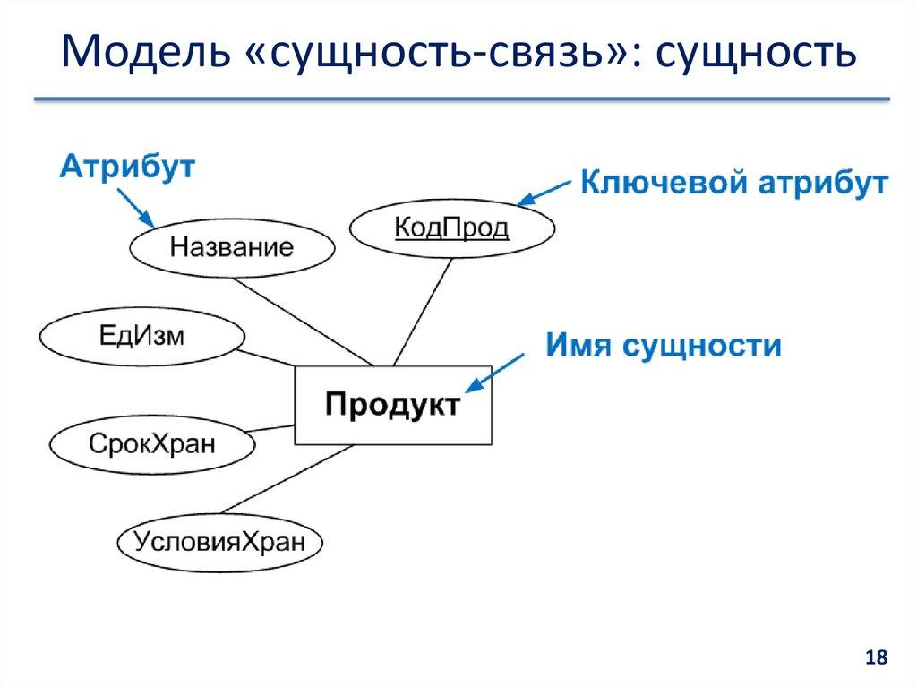 Модель «сущность-связь»: сущность