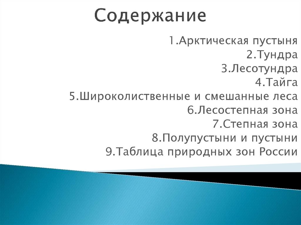 Содержание