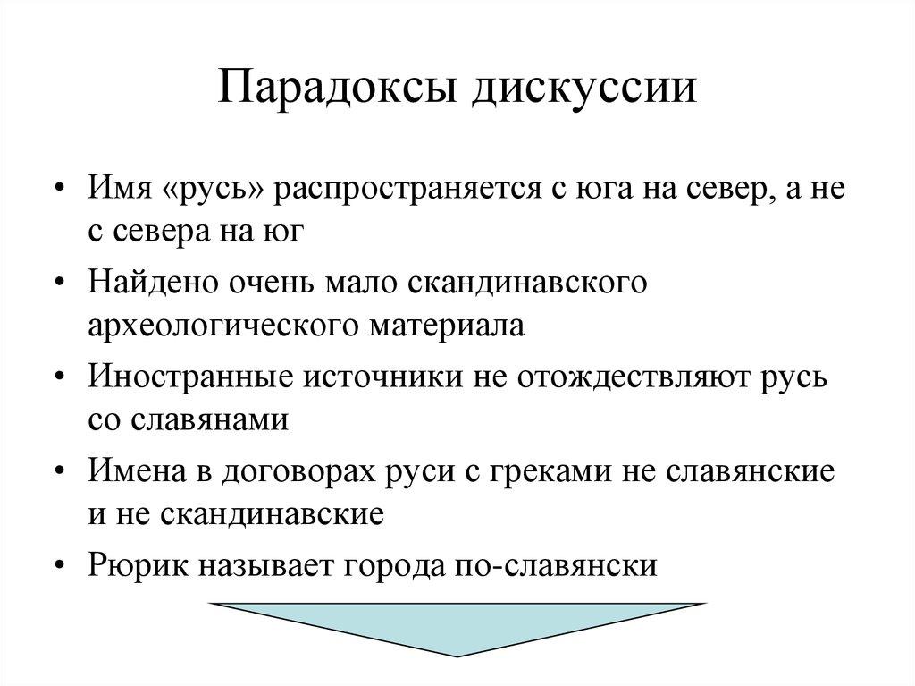 Парадоксы дискуссии