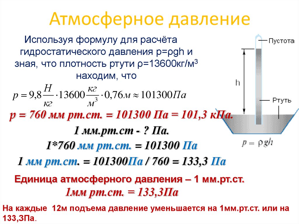 Атмосферное давление
