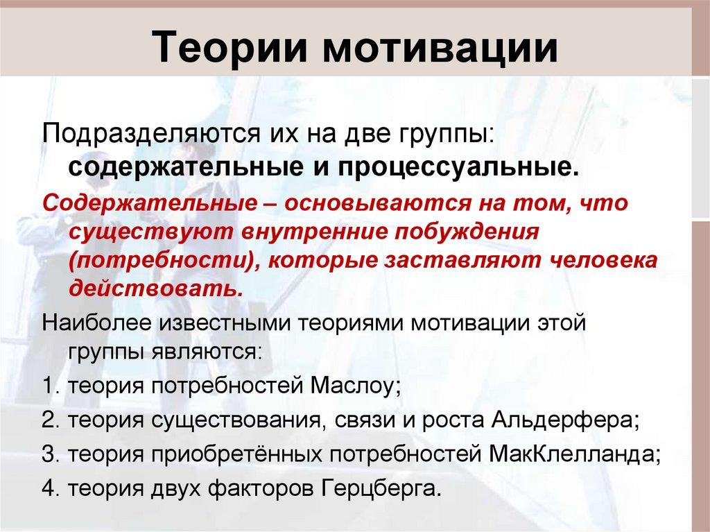 Теории мотивации