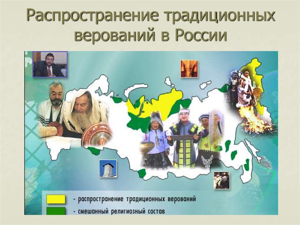 Распространение традиционных верований в России