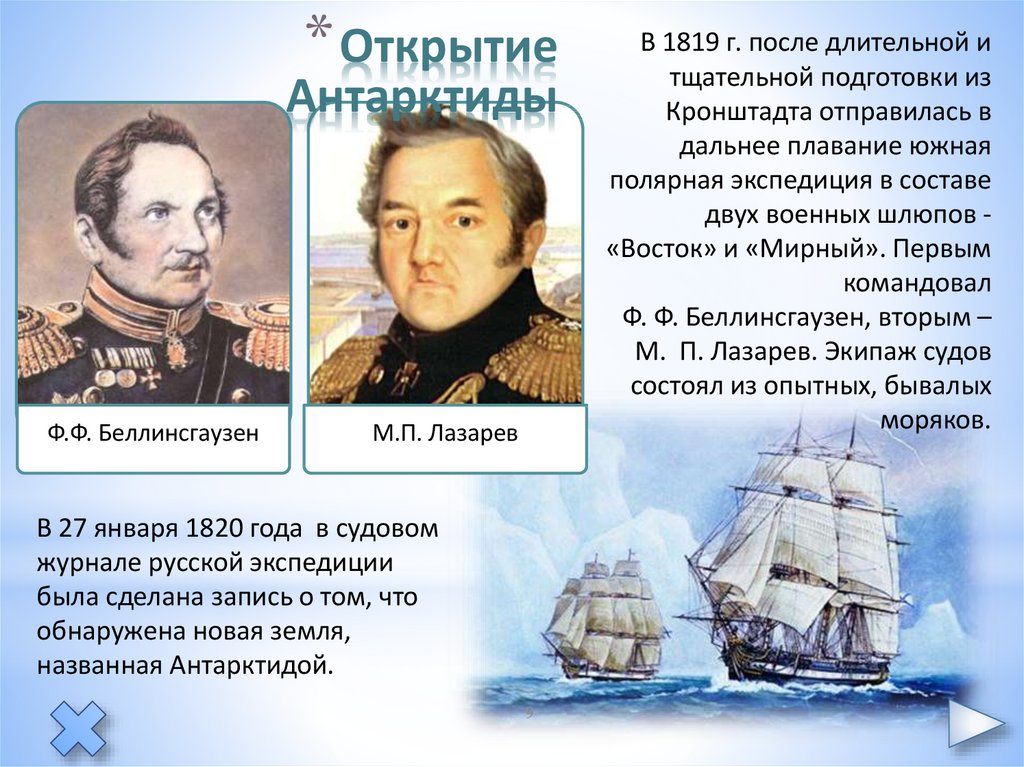 Открытие Антарктиды