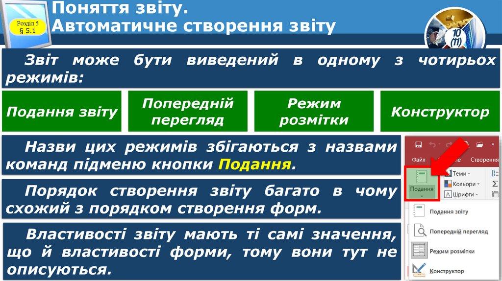 Поняття звіту. Автоматичне створення звіту