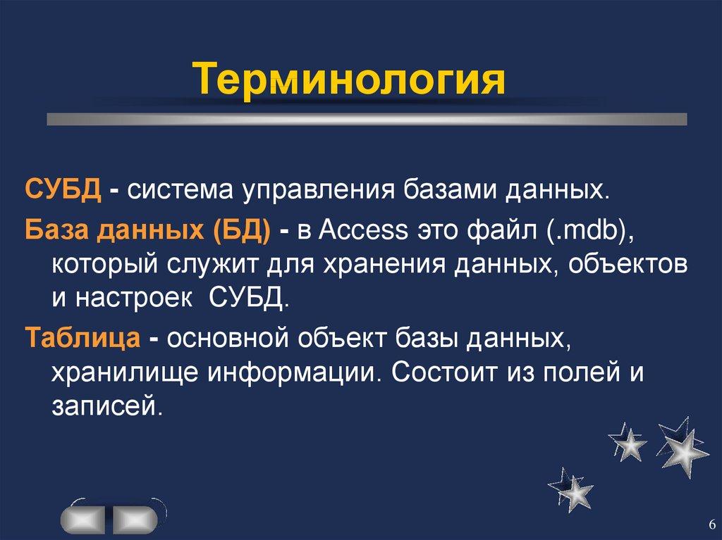 Терминология