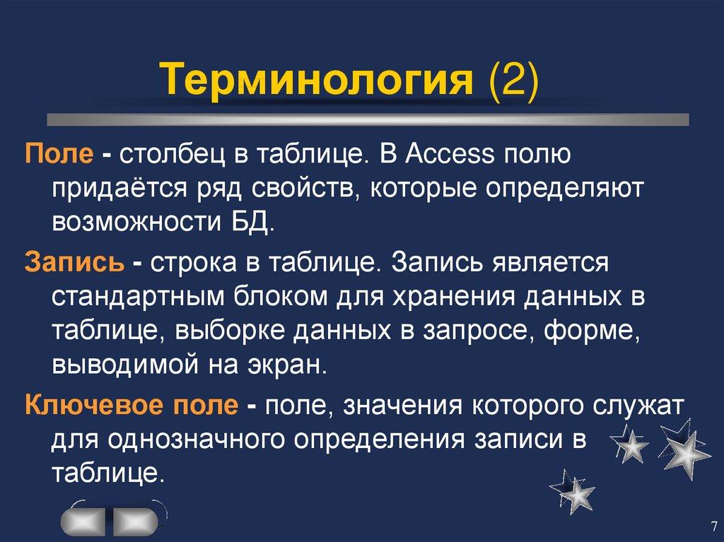 Терминология (2)