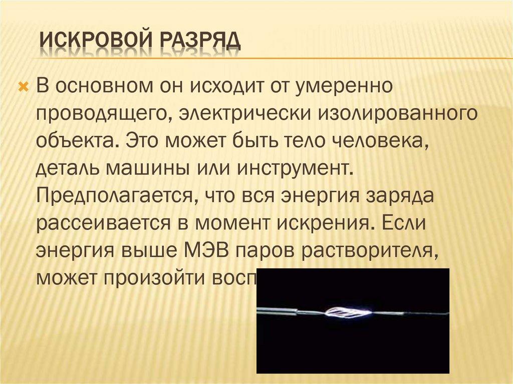 Искровой разряд
