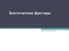 Биотические факторы