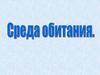 Среда обитания