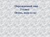 Огонь, вода и газ (Окружающий мир, 3 класс)