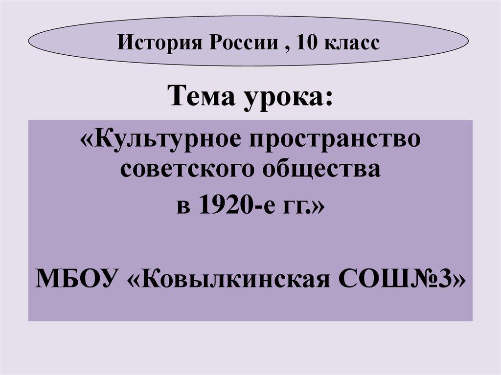 Тема урока: