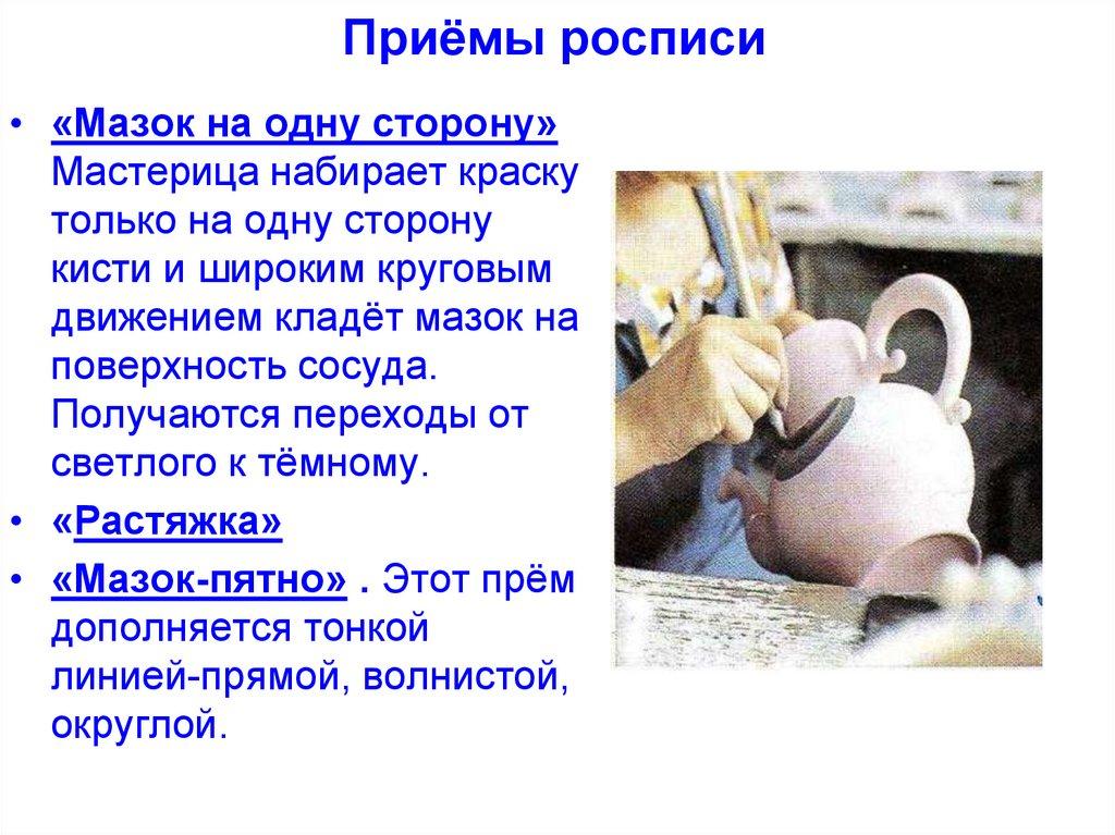Приёмы росписи