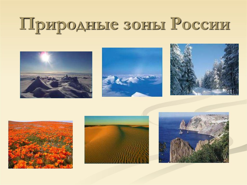 Природные зоны России