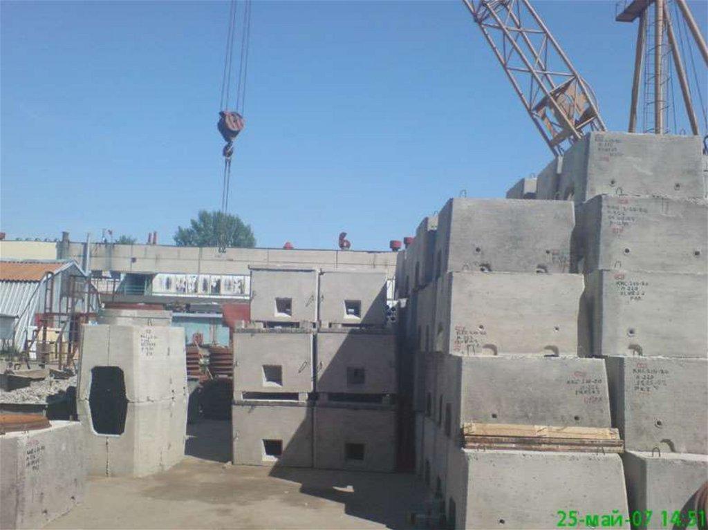 Расчет площадей приобъектных складов