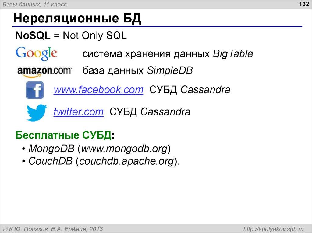 Нереляционные БД