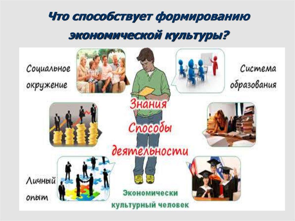 Что способствует формированию экономической культуры?