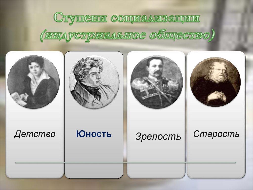 Ступени социализации (индустриальное общество)