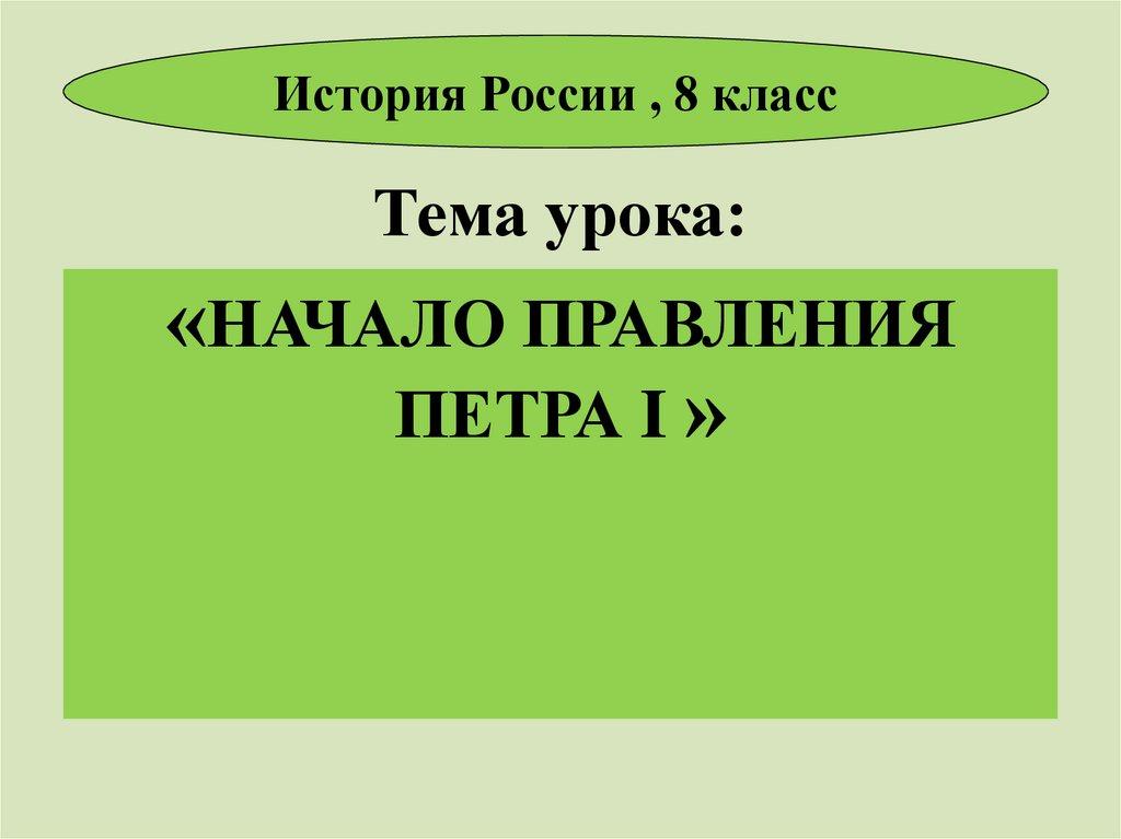 Тема урока: