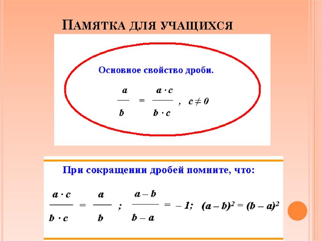 Памятка для учащихся