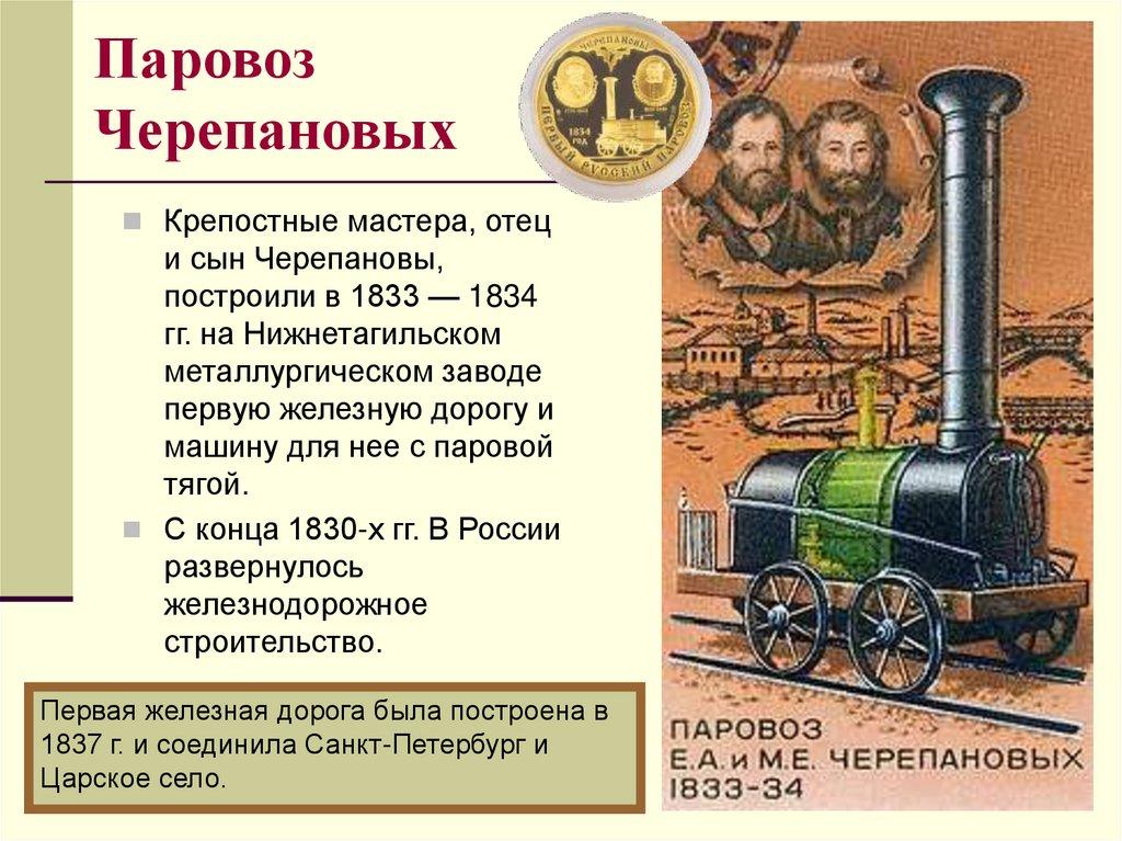 Паровоз Черепановых