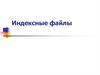 Индексные файлы. Структура индексного файла