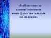Занимательная грамматика «Наблюдение за словоизменением имен существительных по падежам»