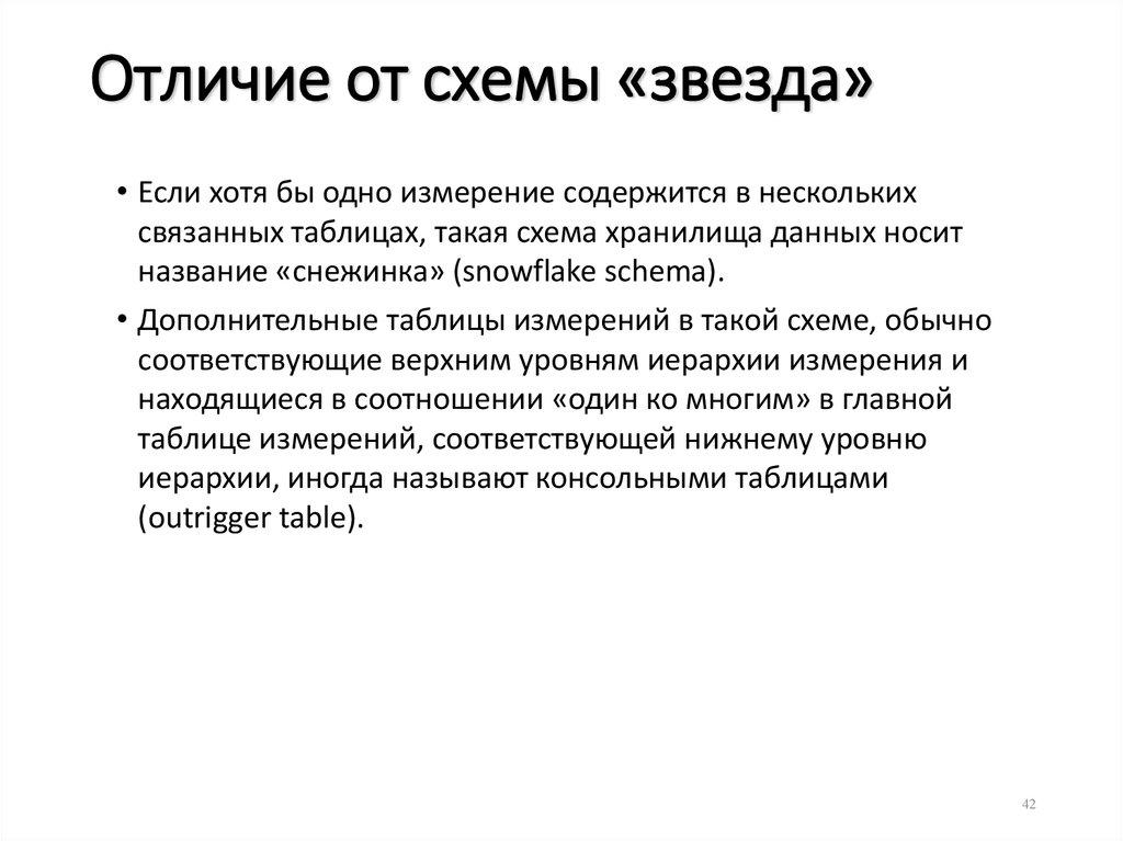 Отличие от схемы «звезда»