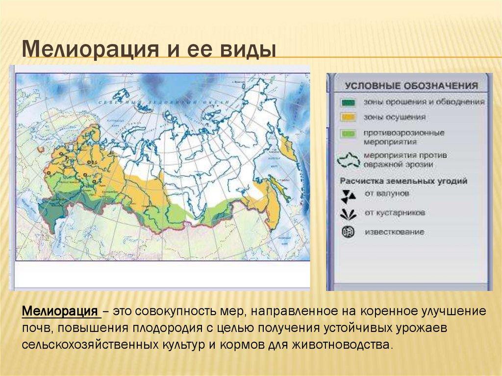 Мелиорация и ее виды