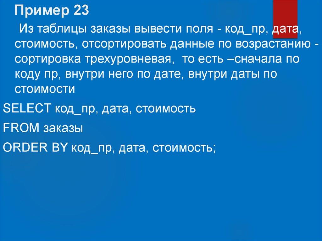 Пример 23