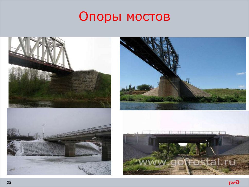 Опоры мостов