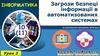 Загрози безпеці інформації в автоматизованих системах. Урок 2. Інформатика. 10(11) клас