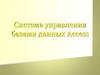 Система управления базами данных Access