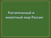 Растительный и животный мир России. 8 класс