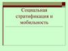 Социальная стратификация и мобильность