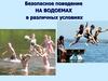 Безопасное поведение на водоемах в различных условиях